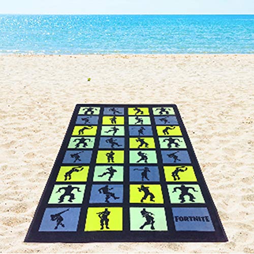 Epic Games Fortnite Boogie Dance Moves & Minecraft Creeper Beach Towels for Kids: 2-pc. Bundle