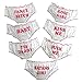 Himifashion P2294 One Size Cute Yes Daddy Prints White Cotton Panties Women Underwear