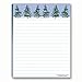 Winter Theme Notepads - 4 Assorted Note Pads - Winter Scene