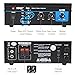 Home Audio Power Amplifier System – 2X75W Mini Dual Channel Sound Stereo Receiver Box w/ LED – For Amplified Speakers, CD Player, Theater via 3.5mm RCA – For Studio, Home Use – Pyle PCA3thumb 1