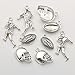 Ball Sports Charms-60pcs Alloy Ball Games Football Sports Charms for Crafting DIY Necklace Earrings Bracelet Jewelry Making Accessaries (M131)