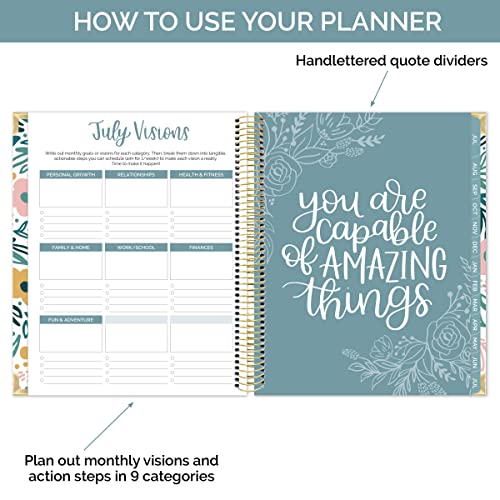 bloom daily planners 20222023 Hardcover Academic Year Goal & Vision