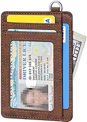 FurArt Slim Minimalist Wallet, Front Pocket