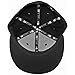 New Era Plain Tonal 59Fifty Fitted Hat (Black) Men's Blank Cap