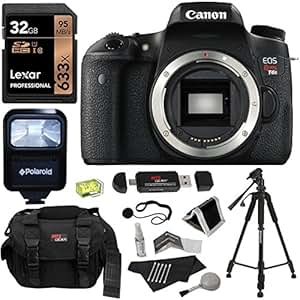 Amazon.com : Canon EOS Rebel T6s Digital SLR Body + Lexar