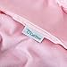 CaliTime Pack of 2 Super Soft Throw Pillow Covers Cases for Couch Sofa Bed Solid Plush Faux Fur 18 X 18 Inches Baby Pink