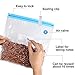 Uarter Sous Vide Bags Kit For Anova and Joule Cookers, 15 Reusable BPA Free Food Vacuum Sealer Bags, 1 Hand Pump and 2 Sealing Clip and 2 Sous Vide Bag Clip, Easy to Use, Practical for Food Storage