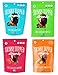 Skinny Dipped Almonds, Dark Chocolate Almonds Variety, 3.5oz, 5g plant based protein, Non GMO, gluten free (Variety, Pack of 4)