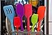 LUCENTEE Silicone Spatula Baking Set - 6 Piece Cooking Utensils - Spatulas, Spoons & Turner - Heat Resistant - Non Stick & BPA Free (Multicolor)