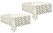 Polka Dot Plastic Tablecloth, 108 x 54, Gold (2 Pack)