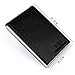 Blue business card case for men Black Stainl?ess Steel Y&G leather card case with gift box CC1012 Blue