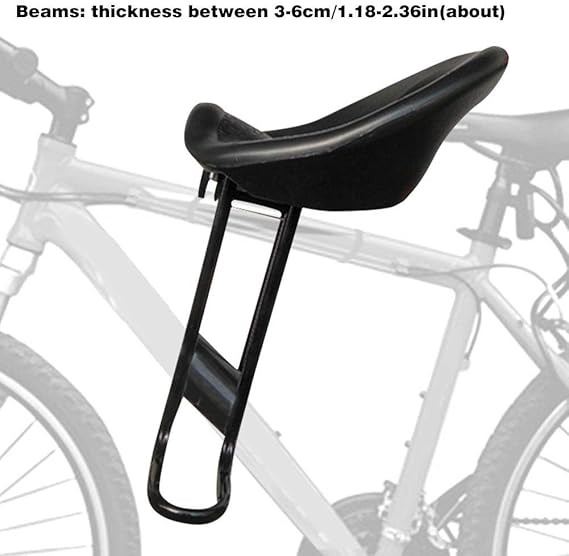 Auvstar Fahrrad Kindersitz Vorne - 360° Schwenkbar Mit Fußstützen & Sicherheitsgurten