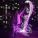 SUNNY HAWK LED Fiber Optic Whip, 6.2Ft Dance Light Space Whip - 40 Modes 360° Swivel - Super Bright Light Up Rave Toy | Great for Raves, Parties, Concerts, Light Shows, EDM Music Festivals
