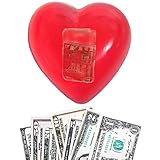 Happy Valentine's Day Red Heart Shaped Money Love