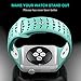 Valband Apple Watch Band 38mm 42mm, Soft Silicone Sport Band Strap Replacement iWatch Bands for Apple Watch Nike Series 3,Series 2,Series 1 (42mm, 10 Pack)