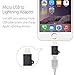 Avantree [Apple MFi Certified] 2 Pack Micro USB to 8 Pin Adapter Converters Compatible with iPhone X 8 7 6 6s Plus 5 iPad iPod, Apple iOS Devices
