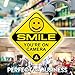 Bigtime Signs Smile You're On Camera Signs | Security System Surveillance Camera Sign - 12
