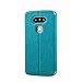 LG G5 case ,Feitenn Premium Leather PU Wallet View Window Flip Smart Case Stand Kicstand Card Holder Magnetic Closure TPU bumper full cover case for LG G5 (Blue)