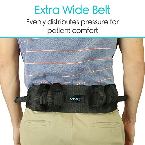 Vive Transfer Belt with Handles Medical Nursing Safety Gait Patient