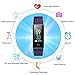 Letsfit Waterproof Fitness Tracker with Heart Rate Monitor, Color Screen Fitness Watch, Smart Bracelet with Sleep Monitor, Step Counter, Pedometer Watch for Kids Women and Men, 0.96