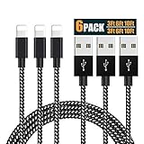 Lightning Cable, MFi Certified iPhone Charger iPhone Cable Compatible with iPhone X 8 Plus iPhone 7 Plus 6 6S 6 Plus 5S SE iPod iPad Mini Air Pro and More