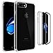 iPhone 7 Plus Case, Zuslab [Compact] Built-In HD Clear Screen Protector Full-Body Hybrid Protective Cover [ Crystal PC Back ] Impact Resistant Bumper for Apple iPhone 7 Plus 2016 (Clear /Black)