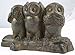 Cast Iron See No Evil, Hear No Evil, Speak No Evil Wise Owls Doorstop