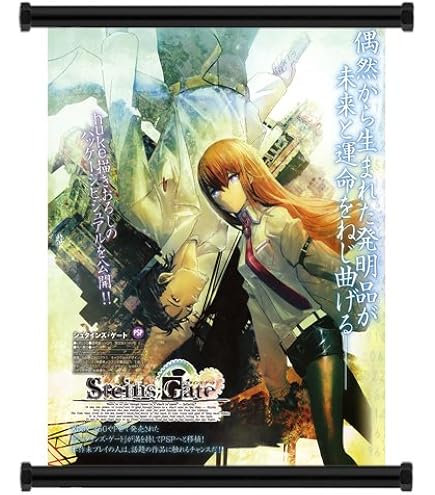 Amazon.com: Monty Arts Steins Gate Poster by Silk Printing # Size