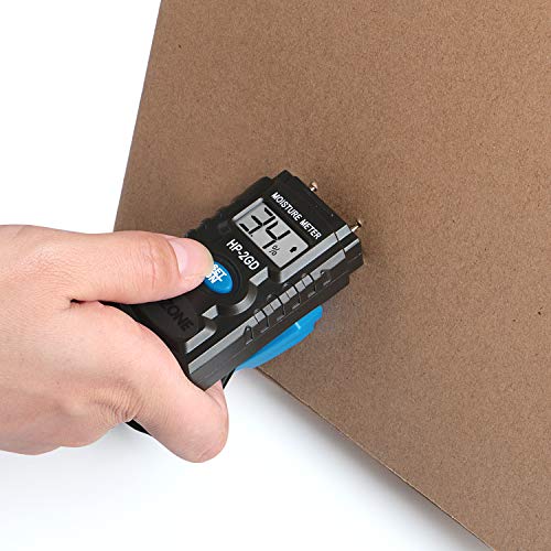 Digital Wood Moisture Meter With LCD Display, Handheld, Pin Type, Moisture Tester Detects Moisture in Wood, Firewood, Bamboo(Battery Included)