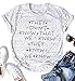 Women Shirt Funny Quote T-Shirt for Women Letters Print Cute T Shirt Tops
