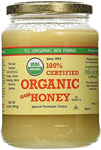 Organic Raw Honey - 100% Certified - Special Premium Choice - Unprocessed, Unpasteurized - Kosher 32Oz., 907 gm.