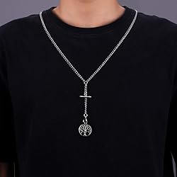 SIBOSUN Pocket Watch Double Albert Chain T Bar