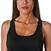 Sofra Womens Loose Fit Tank Top Relaxed Flowy Black Large