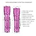 J5 Tactical V1 Pro Pink Tactical Flashlight - The Original 300 lm Ultra Bright, LED 3 Mode Flashlight, Pink