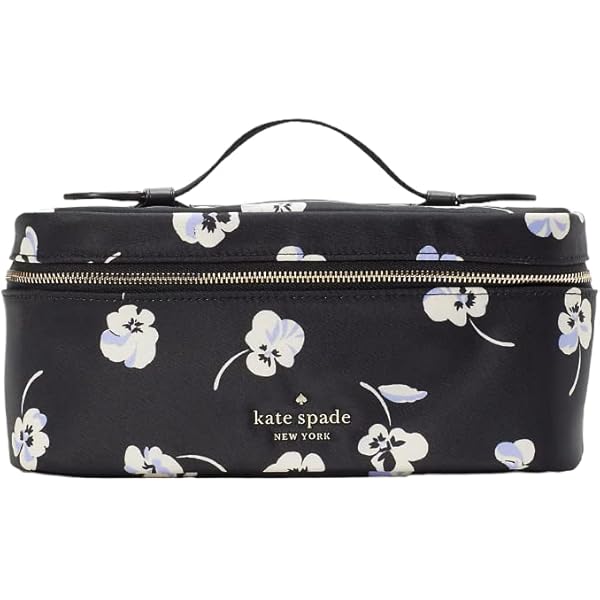 Kate Spade New York Chelsea Medium Cosmetic Bag Black Zip Closure Brand New Tags www
