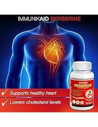 IMMUNIKAID Premium Berberine Supplements Complex-Top Choice Berberine Hcl Plus 1000mg for Weight Loss-Cholesterol Blood Sugar PCOS Immune Support Stabilizer- AMPK Metabolic Activator
