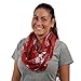 Littlearth NCAA Alabama Crimson Tide Sheer Infinity Scarf, Team Color, 70” x 25”