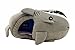 Stride Rite Boy's Lighted Mouth Shark Slipper, Grey, 9/10
