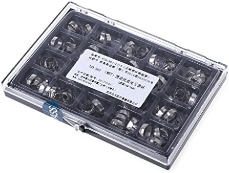 SYlive 80PCS Orthodontic Dental Molar Buccal Tubes Bands MBT Stainless Steel 16#-35#