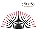 Shintop Disposable Silicone Eyelash Mascara Applicator Wands Cosmetic Makeup Tools (Tip Ball-Shape)