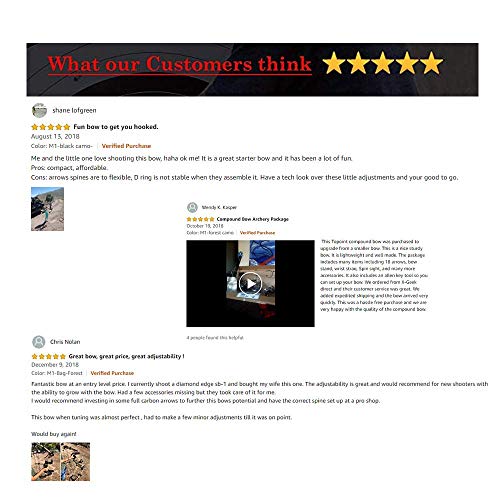 image for XGEEK Compound Bow，Compound Hunting Bow Kit，Limbs Made in USA，19