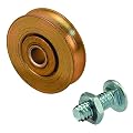 Prime-Line Products D 1502 Roller, 1-1/4 in. Outside Diameter, Steel w/Ball Bearings, Concave Edge Wheel