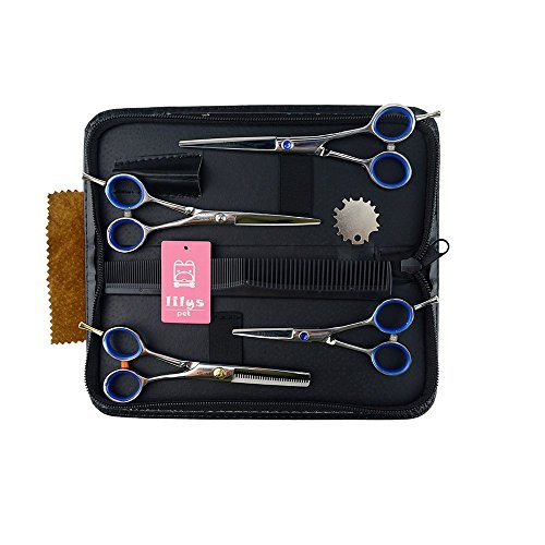 Professional and Home-use 4.0"+5.0"+5.5" Hair Cutting Scissors,5.0" Thinning scissors & Comb Set,Personal Care Trimming - Precision Stainless Steel