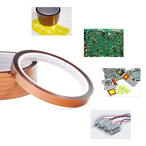 image for AUSPA 8-Pack Kapton Tape, Polyimide Heat High Temperature Resistant Ad