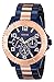 GUESS Women's U0231L6 Iconic Blue Multi-Function Blue and Rose Gold-Tone Stainless Steel Watch