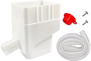 QOOWFEANIG Rain Barrel Diverter Kit Rain Water Collection Diverter Roof Gutter System Diverter for Yard Rain Barrels Patio La