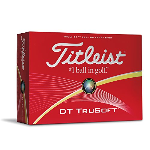 Titleist DT Trusoft Prior Generation Golf Balls, White (One Dozen)