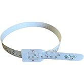 (10 Pack) AnthroFlex Infant Head Circumference Tape Measure for Pediatrics, Baby, Babies - Plastic, Reusable, Non-Stretchable with End Insert - for OFC Occipital Frontal Circumference Measurement