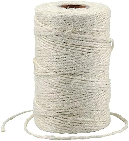 G2PLUS Jute String Twine 2MM 100M Natural Garden Rope Craft Linen