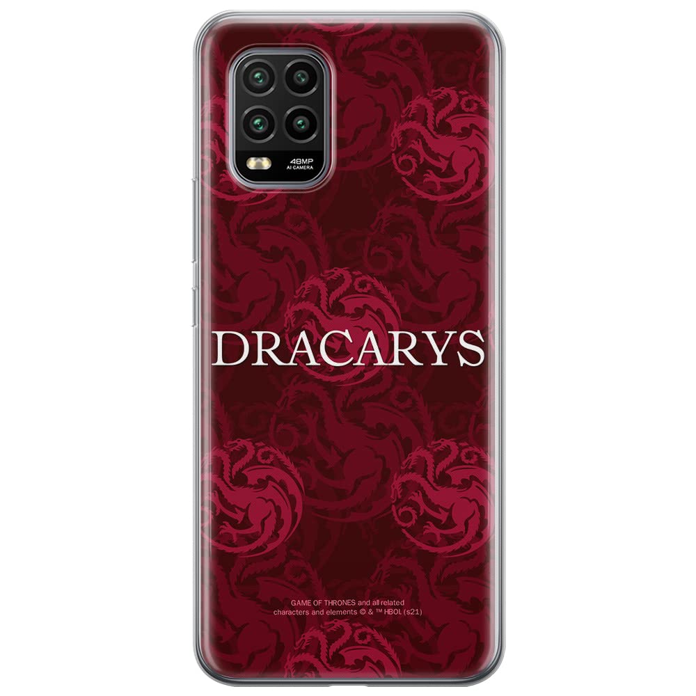 ERT GROUP mobile phone case for Xiaomi MI 10 LITE original and officially Licensed Game of Thrones pattern 021 optimally adapted to the shape of the mobile phone, case made of TPU